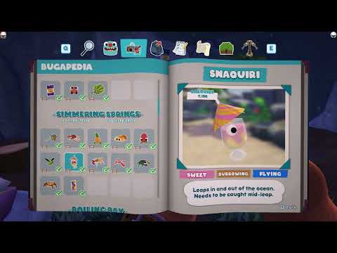 Cadperuptid plays Bugsnax: Bugapedia (Complete)