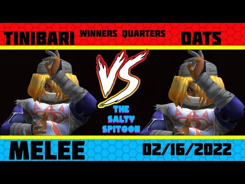 Salty Spitoon Melee #4 Winners Quarters - tinibari (blue sheik) vs Oats (red sheik)
