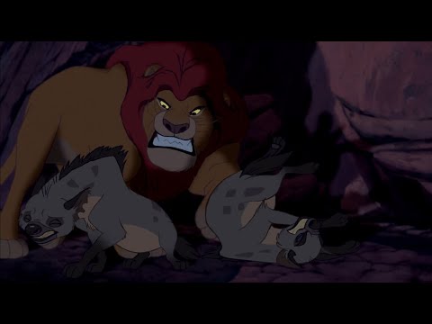 Mufasa Saves Simba and Nala From Hyenas Scene HD | The Lion King (1994) | Disney