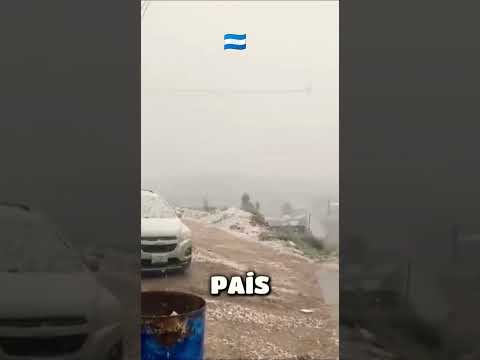 cae nieve wn la Esperanza Intibuca #honduras
