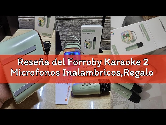 Vídeo relacionado con Dislocati Regalo Niño 3-12 Años, Karaoke Infantil 2 Microfonos Inalambricos Karaoke Microfono Juguetes Niños 3-12 Años Micro Bluetooth Regalo Navidad para Niños Dinosaurios Juguetes