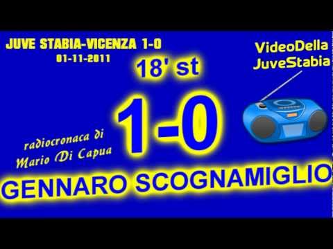 Juve Stabia-Vicenza 1-0 - il gol alla radio [01-11-2011]