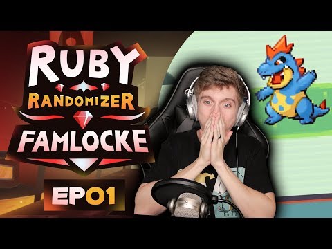FAVORITE POKEMON ENCOUNTER! | Pokemon Ruby Randomizer Famlocke EP 1