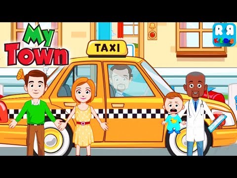 My Town : Home Dollhouse - Daddy goes to Hospital with Taxi