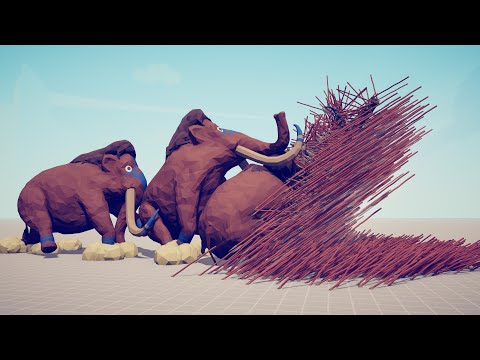 3x MAMMOTH vs EVERY GOD - Totally Accurate Battle Simulator TABS