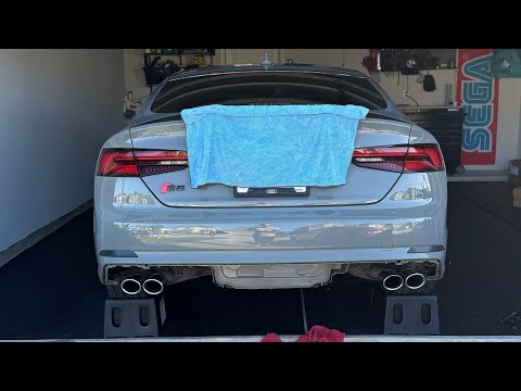 Audi B9 S5 Maxton Design Rear Valance Installation