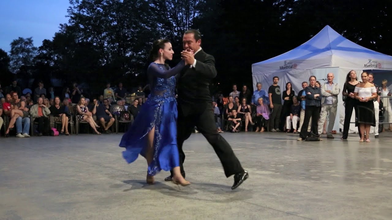 IVAN LEONARDO ROMERO et SILVANA NUNEZ, et le "FRANCO LUCIANI TANGO TRIO", "A Media Luz" (tango).