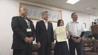 近畿インターハイ 女子・ウエイトリフティングで優勝 鶴岡工業高3年高橋さん　山形県庁を表敬訪問