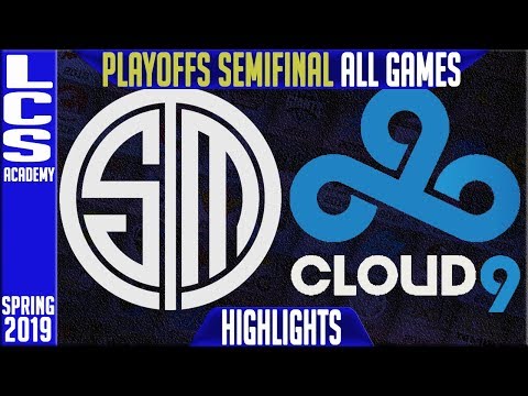 TSM vs C9 Highlights ALL GAMES | LCS Playoffs Semifinals Spring 2019 | Team Solomid vs Cloud9