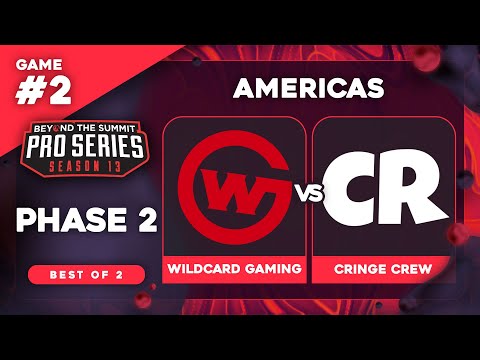 Wildcard Gaming vs Cringe Crew Game 2 - BTS Pro Series 13 AM: Phase 2 w/ Kmart & ET
