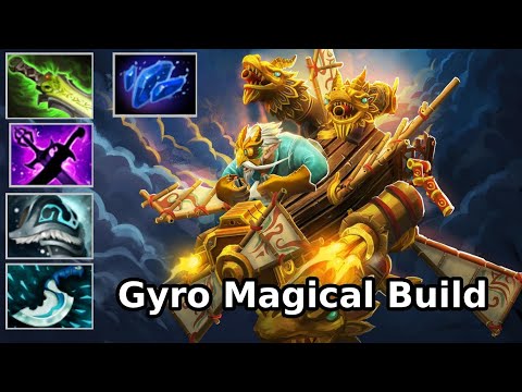 Gyrocopter Mid Magical Build Aghanim's Shard | Dota 2 New Meta Highlights