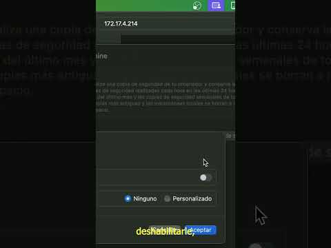 Enlazar TimeMachine Synology (4/4)