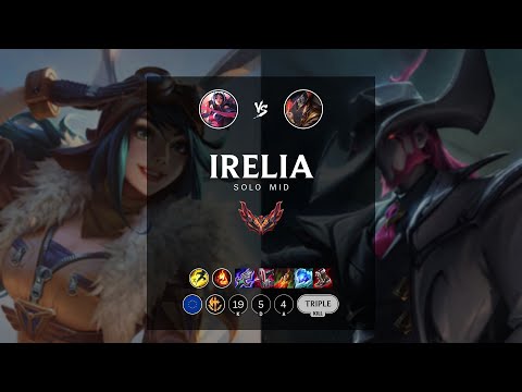 Irelia Mid vs Twisted Fate - EUW Grandmaster Patch 12.7