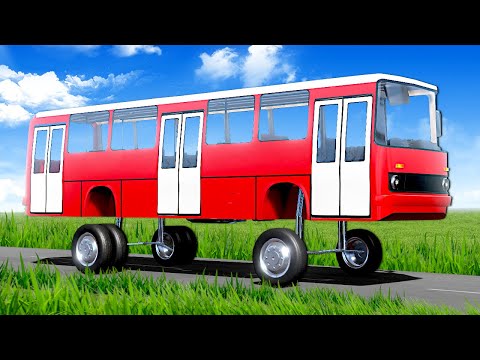 I Built a MONSTER TRUCK BUS! - The Long Drive Gameplay