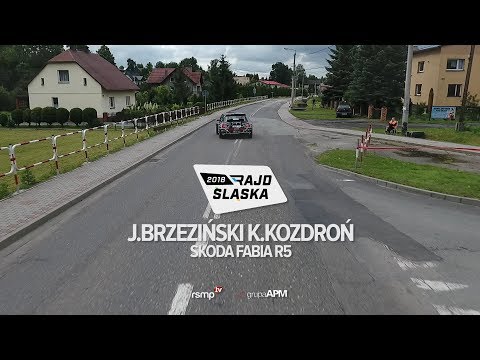 2.RAJD ŚLĄSKA 2018: J.BRZEZIŃSKI K.KOZDROŃ | SKODA FABIA R5 |