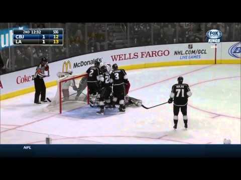 Columbus Blue Jackets vs  Los Angeles Kings 26 10 2014