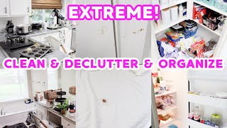 *EXTREME* CLEAN, DECLUTTER & ORGANIZE WITH ME 2021! ALL DAY CLEANING MOTIVATION! CLEANING ROUTINE