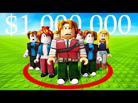 The last one to leave the circle wins $1,000,000 (Roblox Stay in the Circle)