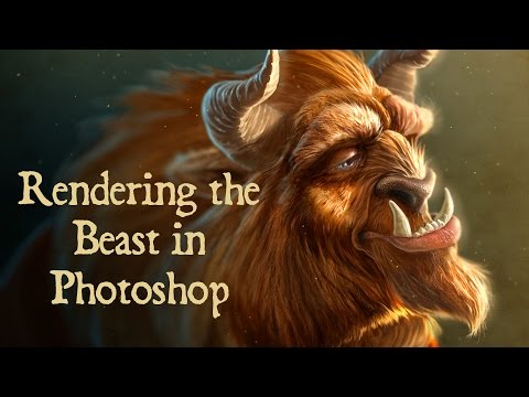 Rendering The Beast in Photoshop Video