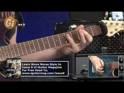 Steve Morse Style Guitar Performance With Jamie Humphries iGuitar Magazine