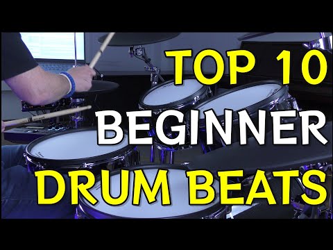 🥁 Top 10 Beginner Drum Beats (Every Drummer Should Learn) (Intermediate Lesson #3)