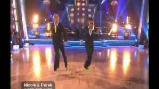Nicole and Derek dance Freestyle - DWTS Season 10 Week 10(2)