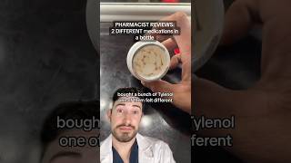 Tylenol bottle had Oxycodone! Pharmacist reacts to shocking mix-up 💊😱 #pharmacy #medsafety
