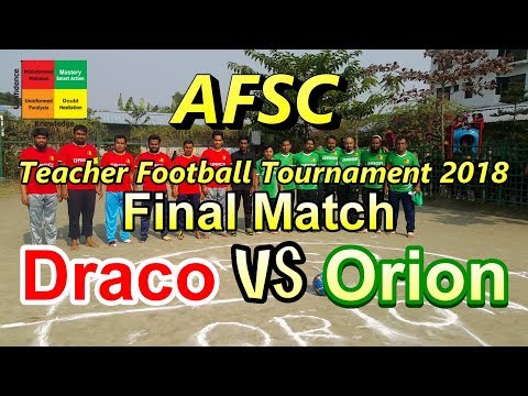 AFSC-  Teachers Football Tournament 2018|| Final Match || 10.01.2019 (Thursday)