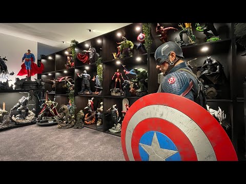 2022 statue collection room tour.      Over 100 + statues / busts / props and more!!