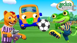 Soccer Star Gecko ⚽🏆 | Gecko's Garage 🚚 | Cartoons For Kids | Toddler Fun Learning