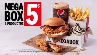 KFC HOY SE PIDE EL MEGABOX anuncio