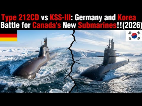 Type 212CD vs KSS-III: Germany and Korea Battle for Canada's New Submarines!!