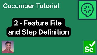 Download the video "2 | Cucumber Tutorial Feature File | Step Definitions"