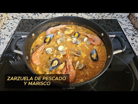 ▶️ ZARZUELA DE PESCADO Y MARISCO ✅️ una receta maravillosa para estas fiestas 😋 (versión económica)