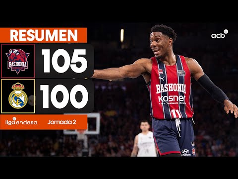 Baskonia - Real Madrid (105-100) RESUMEN | Liga Endesa 2025-26