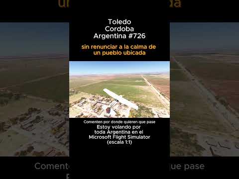 Toledo, Cordoba desde el Microsoft Flight Simulator #toledo #cordoba #msfs #joaha45 #argentina