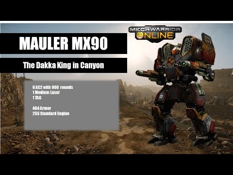 [BRxV] The Mauler MX90, the new Dakka King in Canyon Network