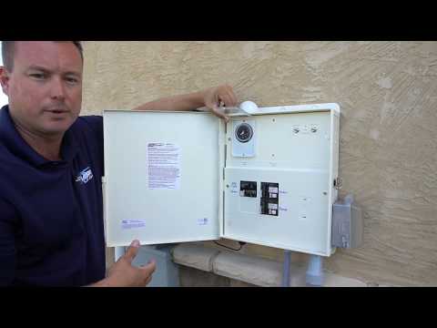 (Electric Control Panel) Outdoor Power Panel Working