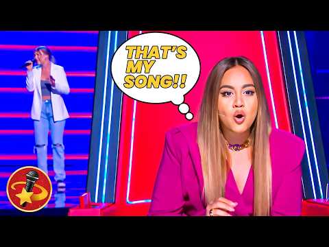 When Contestants SLAY The COACHES Songs! 😲🎤