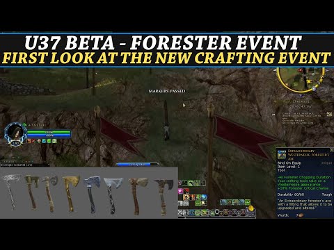 LOTRO: U37 Beta - The First Look at The Combe Forester Event | Runthrough, Rewards & more