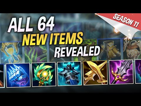ALL 64 NEW ITEMS REVEALED! LEAGUE OF LEGENDS SEASON 11