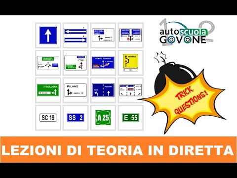 Segnali di indicazione (Pt. 2) - TRICK QUESTIONS