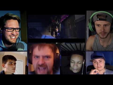 [SFM] Two Evil Eyes: Chapter 2 - Five Nights at Freddy's | FNAF Animation [REACTION MASH-UP]#136