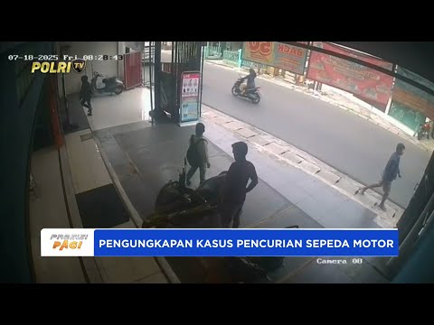 POLSEK CIPUTAT TIMUR UNGKAP PENCURIAN SEPEDA MOTOR DI DEPAN TOKO KOSMETIK