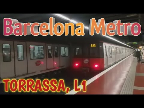 Torrassa Metro L1/Barcelona Metro/ Torrassa Metro station/ TMB Barcelona/Barcelona Tour/Renfe/Train