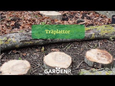 Wooden tiles as a garden path - Gardenhacks by GardenR