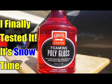 Griot's Garage Foaming Poly Gloss Review!