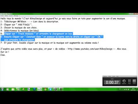 comment augmenter le son d'une musique mp3