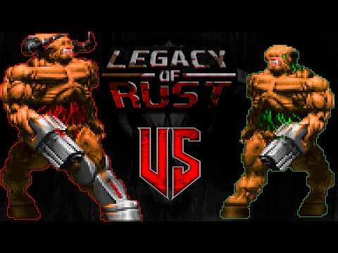 Cyberdemon vs Tyrant - DOOM: Legacy of Rust - Monster Infighting - RETRO ARENA