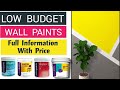 Which Type Of Paint To Use On Walls